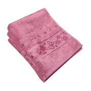 Рушник махровий Bamboo 400г SoundSleep рожевий - Фото №5