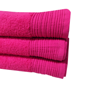 Рушник махровий Nova 400г SoundSleep фуксія - Фото №6