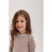 Термо-лонгслів ФБ723 Бембі G02-бежевий-смужка - Фото №7