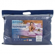 Покрывало стеганое Руно Валенсия синее - Фото №6