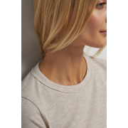 Лонгслів жіночий Basic Ellen LKK 02/04/03 бежевий - Фото №3