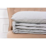 Дитяча бавовняна літня ковдра 2352 Light Gray MirSon - Фото №4