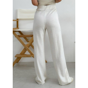 Штани в'язані Jolie Art Knit молочні - Фото №3