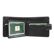 Чоловіче портмоне з натуральної шкіри Visconti HT-9 Sloan black - Фото №5