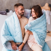 Ковдра демісезонна бамбукова 1367 Valentino Hand made MirSon - Фото №6