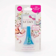 Лак для нігтів 5,5мл Конфетті-Мікс бірюзовий перламутр Lukky T16755 - Фото №3