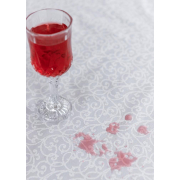 Скатертина кругла плямостійка Айс вензель Simfoni Прованс - Фото №5