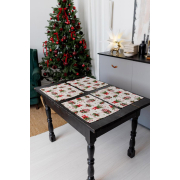 Серветка новорічна Stripe Balls Прованс - Фото №3