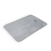 Килимок з еко-хутра Moon DarianA світло-сірий - Фото №6