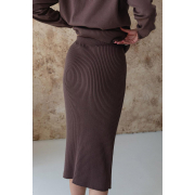 Спідниця в'язана Katrin new Art Knit шоколад - Фото №8