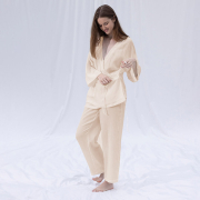 Сорочка-кімоно з мусліну Serli kruvaze kimono kisa somon Penelope лососевий - Фото №3