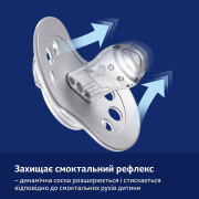 Пустушка силіконова динамічна 0-6 міс 2 шт CapiChill Lovi 22/932boy блакитна - Фото №16