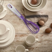 Венчик силиконовый Maestro MR1156 фиолетовый - Фото №3