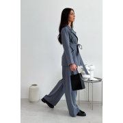 Піджак Юджина бавовна-льон Art Knit графіт - Фото №5