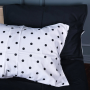 Постельное белье 22-1371 Black & White Spots сатин MirSon - Фото №5