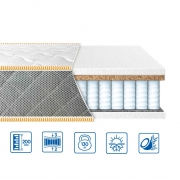 Матрац двосторонній пружинний Ultra 2 в 1 Eurosleep - Фото №3