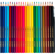 Олівці кольорові акварельні 24 шт Classic Kite K-1050 - Фото №4