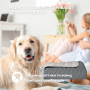 Покривало двостороннє Warmis Sei Design Ideia графіт світло-сірий - Фото №3