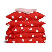 Постільна білизна Crimson Hearts ранфорс Cosas простирадло на гумці - Фото №3