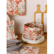 Кошик-хлібниця Пташка на теракоті Прованс - Фото №3