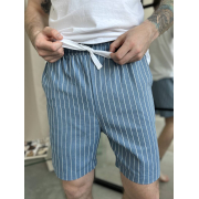 Костюм чоловічий літній лляний Cosy сіро-блакитний - Фото №6