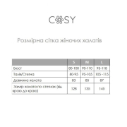 Жіночий халат-кімоно Hawaii M22 муслін Cosy малиновий - Фото №8