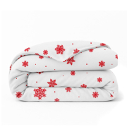 Постільна білизна Snowflakes Berry CS5 фланель Cosas простирадло на гумці - Фото №4