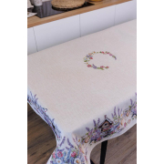 Скатертина гобеленова Лавандовий садочок Прованс - Фото №7