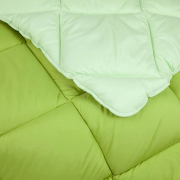 Ковдра зимова антиалергенна Alaska microfiber ТЕП оливковий комбінований - Фото №5