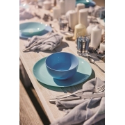 Тарілка обідня Luminarc Diwali Light Turquoise 25 см P2611 - Фото №4