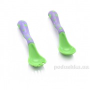 Набір дитячий вилка з ложкою Nuby 5256 - Фото №4