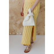 Сукня в'язана довга ажурна Art Knit жовта - Фото №6