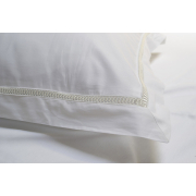 Постельное белье Queena сатин-premium Lotus Home белый - Фото №5