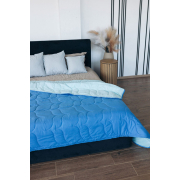 Покривало декоративне двостороннє Tahiti синій-блакитний Sonex - Фото №9