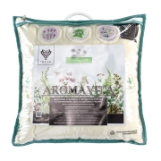 Подушка з гречаною лузгою Aromavita Ideia молочна - Фото №3