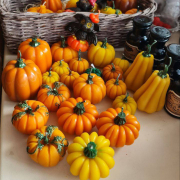 Свічка Оберіг Врожаю - Кажанчик з гарбузиком Emily - Фото №7