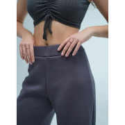 Штани жіночі базові утеплені Поділля Lesia графіт - Фото №4