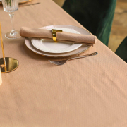 Скатертина однотонна гладь Вілюта коричнева - Фото №3