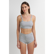 Топ жіночий Basic Ellen LTPK 700/15/06 сірий - Фото №3