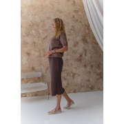 Спідниця в'язана Katrin new Art Knit шоколад - Фото №4