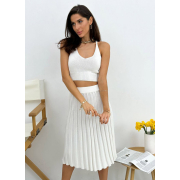 Топ в'язаний жіночий Joy Art Knit молочний - Фото №3