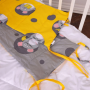 Борт у ліжечко Kids Time 20-0029 Funny mice MirSon - Фото №5