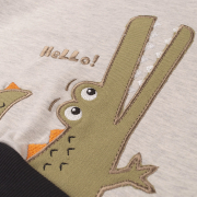 Костюм для хлопчика КС803 трикотаж-двунитка Бембі YV0-чорний-хакі - Фото №7