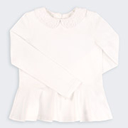 Блузка для девочки ФБ927 супрем Бемби 200-молочный - Фото №3