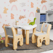 Комплект дитячий стіл та стільці Pluto Yellow Mealux KD-F061 Yellow - Фото №4