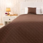 Двусторонее покрывало Барселона Руно шоколадно-молочное - Фото №5