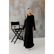 Сукня в'язана Ніколь максі Art Knit чорна - Фото №4