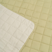 Покривало стьобане двостороннє Дует Вілюта бежево-фісташковий - Фото №4