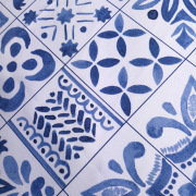 Скатертина водовідштовхувальна Blue Mosaic SoundSleep біла - Фото №9