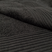 Рушник махровий Nova 400г SoundSleep чорний - Фото №9